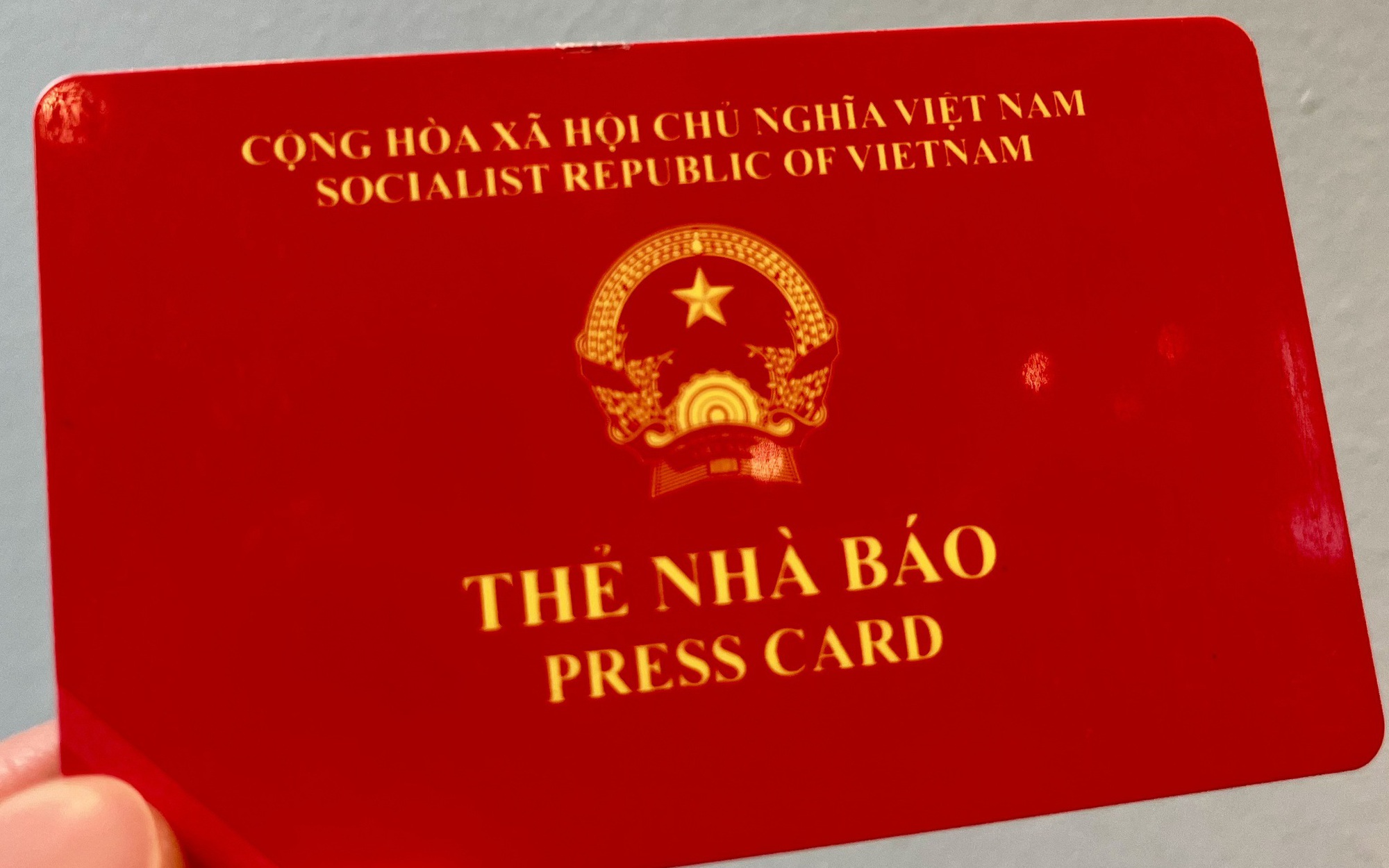 Gia hạn thời gian sử dụng Thẻ nhà báo kỳ hạn 2021 - 2025