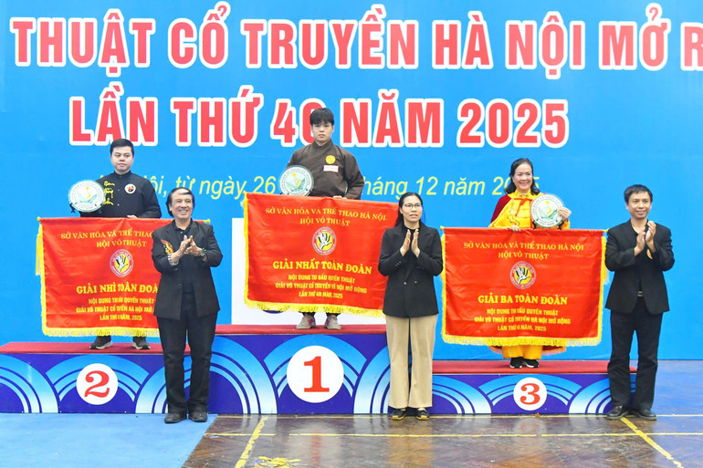 Bế mạc Giải Võ thuật Cổ truyền Hà Nội mở rộng 2025: Lan tỏa phong trào, gìn giữ giá trị võ học dân tộc - Ảnh 2.