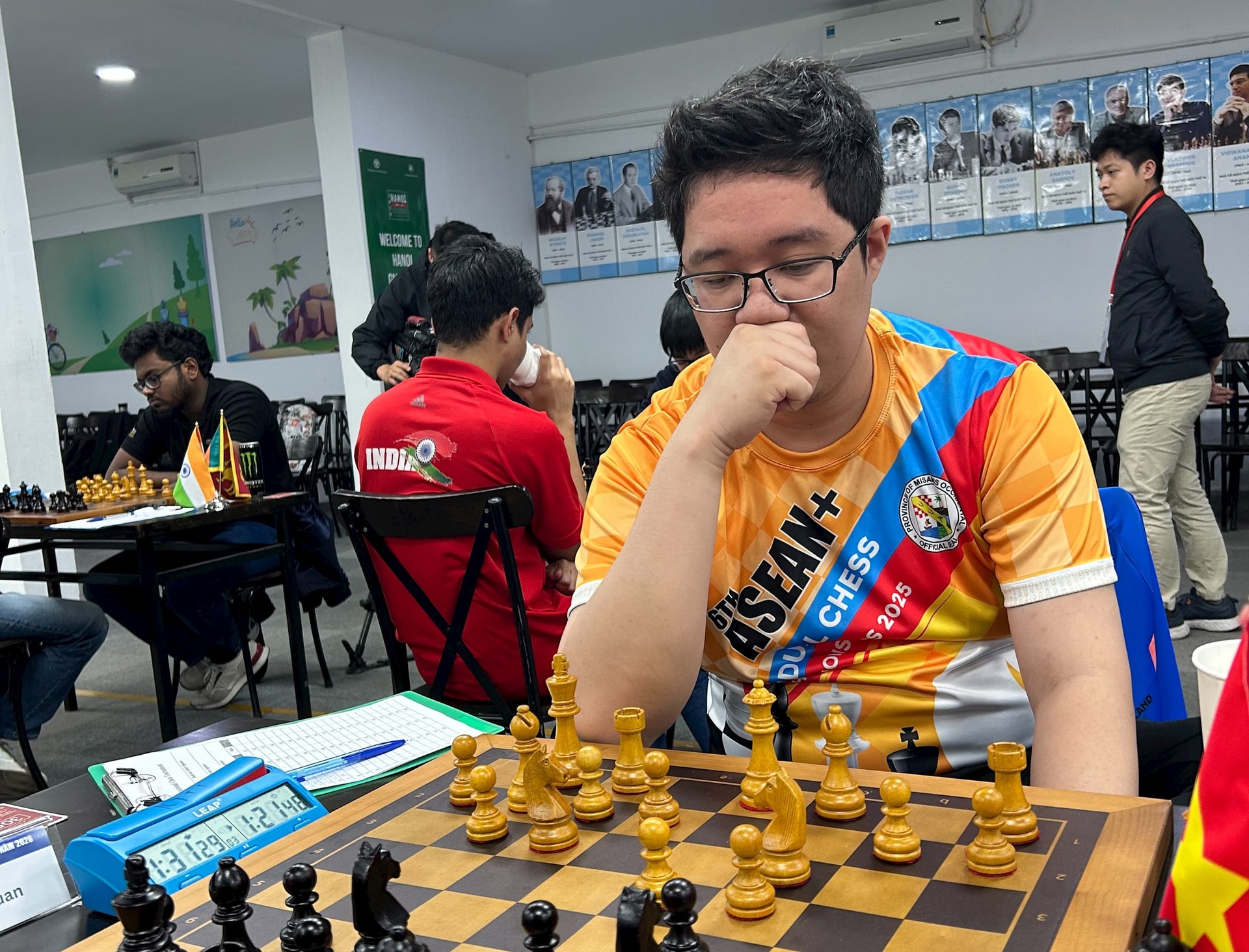 Kỳ thủ từ 9 quốc gia dự giải cờ vua quốc tế Hà Nội năm 2025 - Ảnh 1.