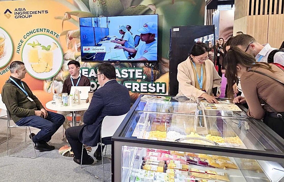 AIG khẳng định vị thế nguyên liệu Việt tại Fi Europe 2025 - Ảnh 1.