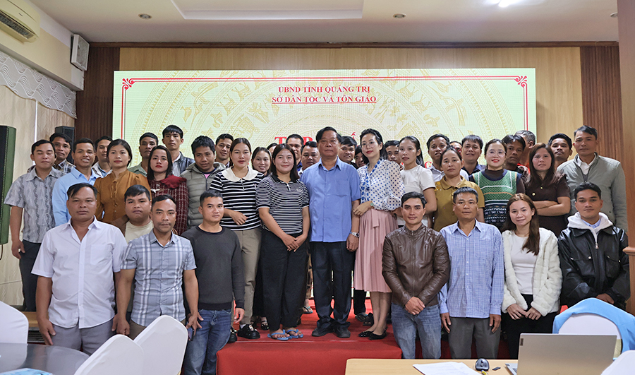 Quảng Trị tập huấn nâng cao năng lực cộng đồng trong phát triển du lịch bền vững - Ảnh 1. Quảng Trị tập huấn nâng cao năng lực cộng đồng trong phát triển du lịch bền vững - Ảnh 1.