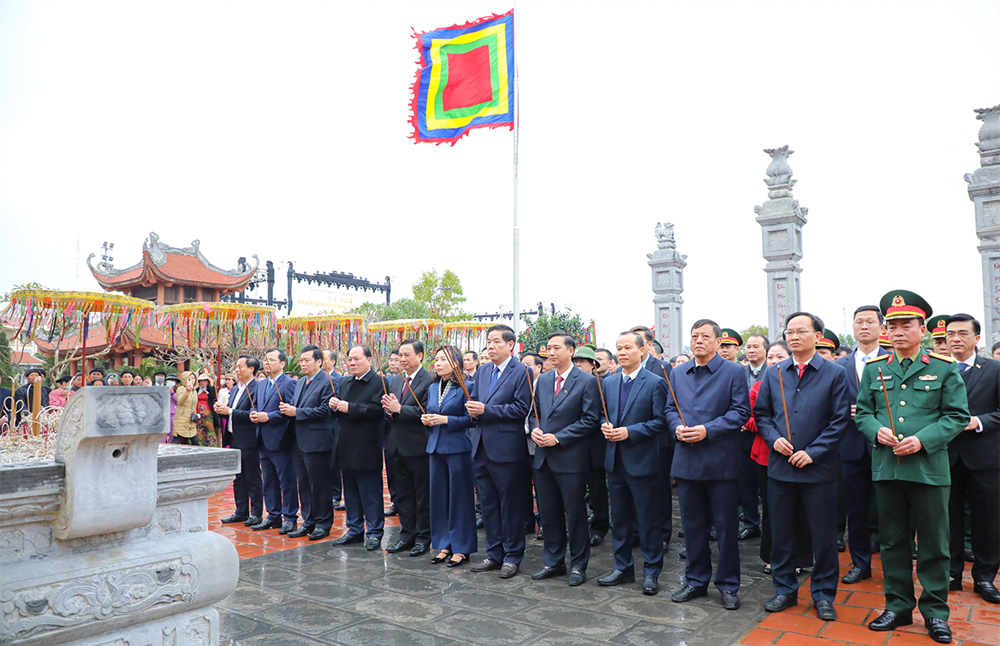 Bắc Giang: Tưng bừng ngày hội kỷ niệm 598 năm Chiến thắng Xương Giang - Ảnh 1.