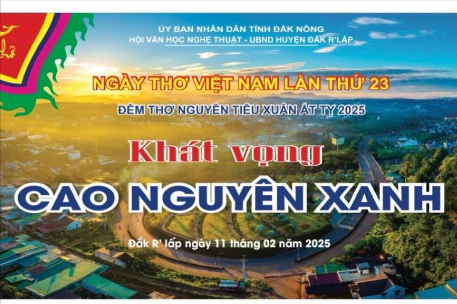 Đắk Nông tổ chức Đêm thơ Nguyên tiêu năm 2025 vào ngày 11/2 - Ảnh 1.