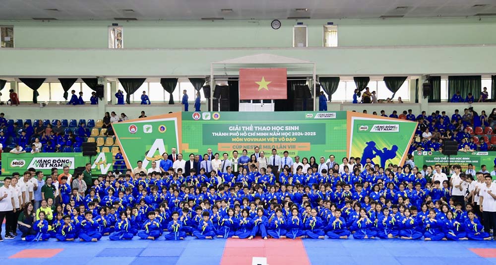 Sôi nổi Giải thể thao học sinh TP Hồ Chí Minh 2025 môn Vovinam - Ảnh 2.