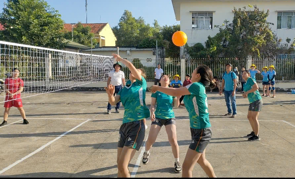 An Giang phát triển phong trào môn bóng chuyền hơi - Ảnh 1.