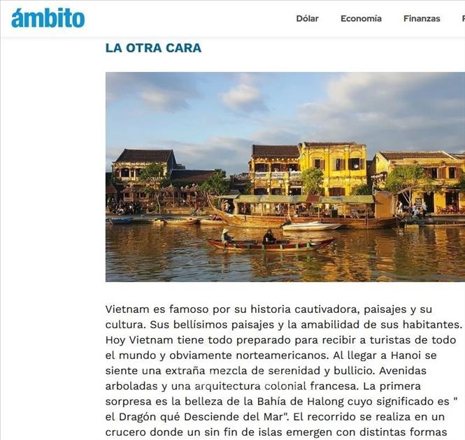 Báo chí Nam Mỹ ca ngợi đất nước, con người và văn hóa Việt Nam - Ảnh 2. Báo chí Nam Mỹ ca ngợi đất nước, con người và văn hóa Việt Nam - Ảnh 2.