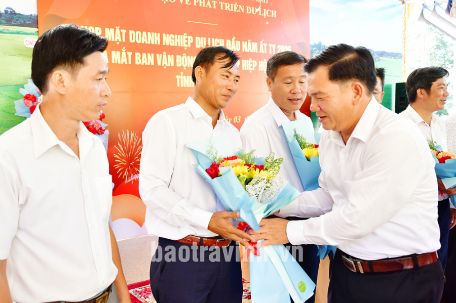 Trà Vinh: Trên 40 doanh nghiệp Du lịch dự họp mặt đầu năm - Ảnh 8.