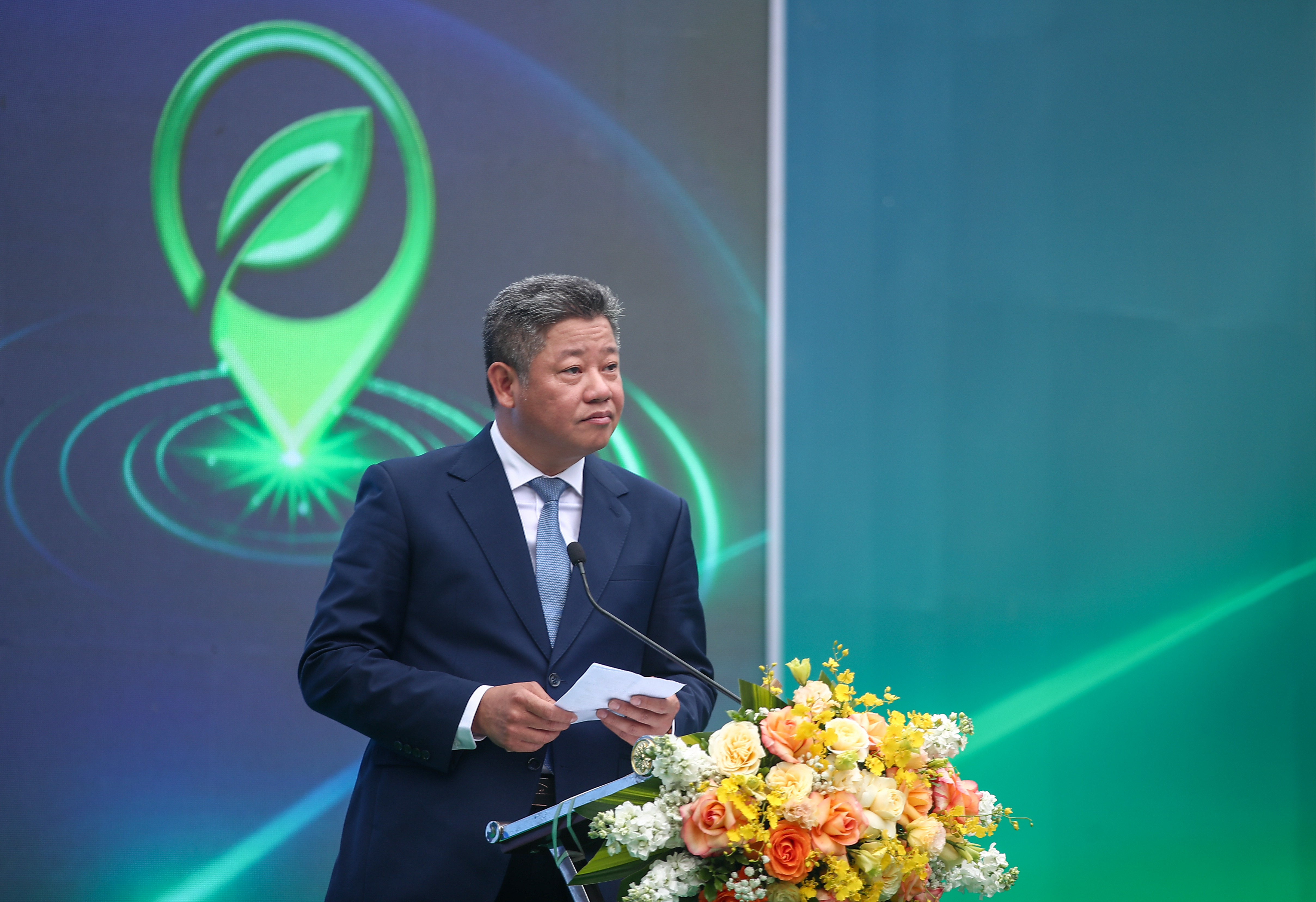 Phó Chủ tịch UBND TP Hà Nội Nguyễn Mạnh Quyền phát biểu tại hội chợ Du lịch Quốc tế Việt Nam - VITM Hà Nội 2025