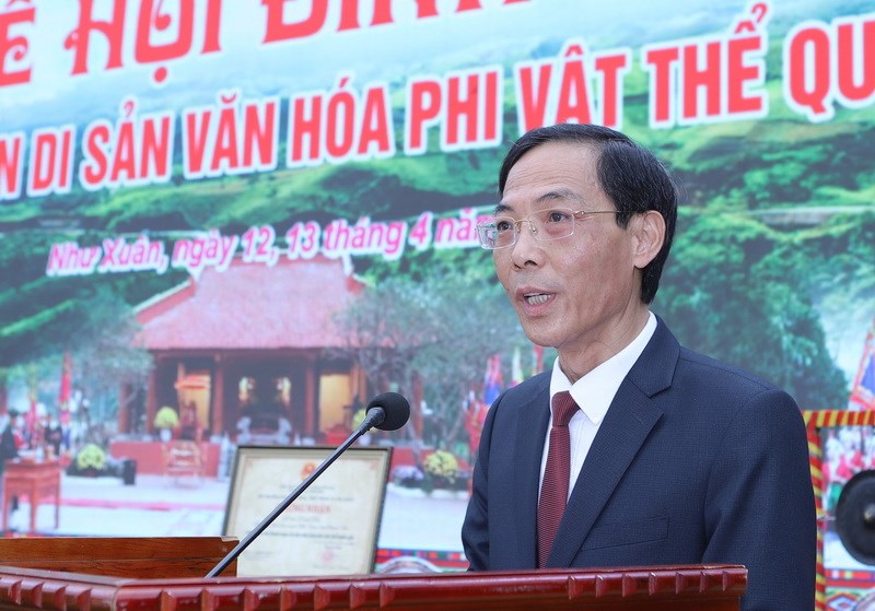 Thanh Hoá: Đón Bằng công nhận Lễ hội Đình Thi là Di sản văn hóa phi vật thể quốc gia - Ảnh 2.