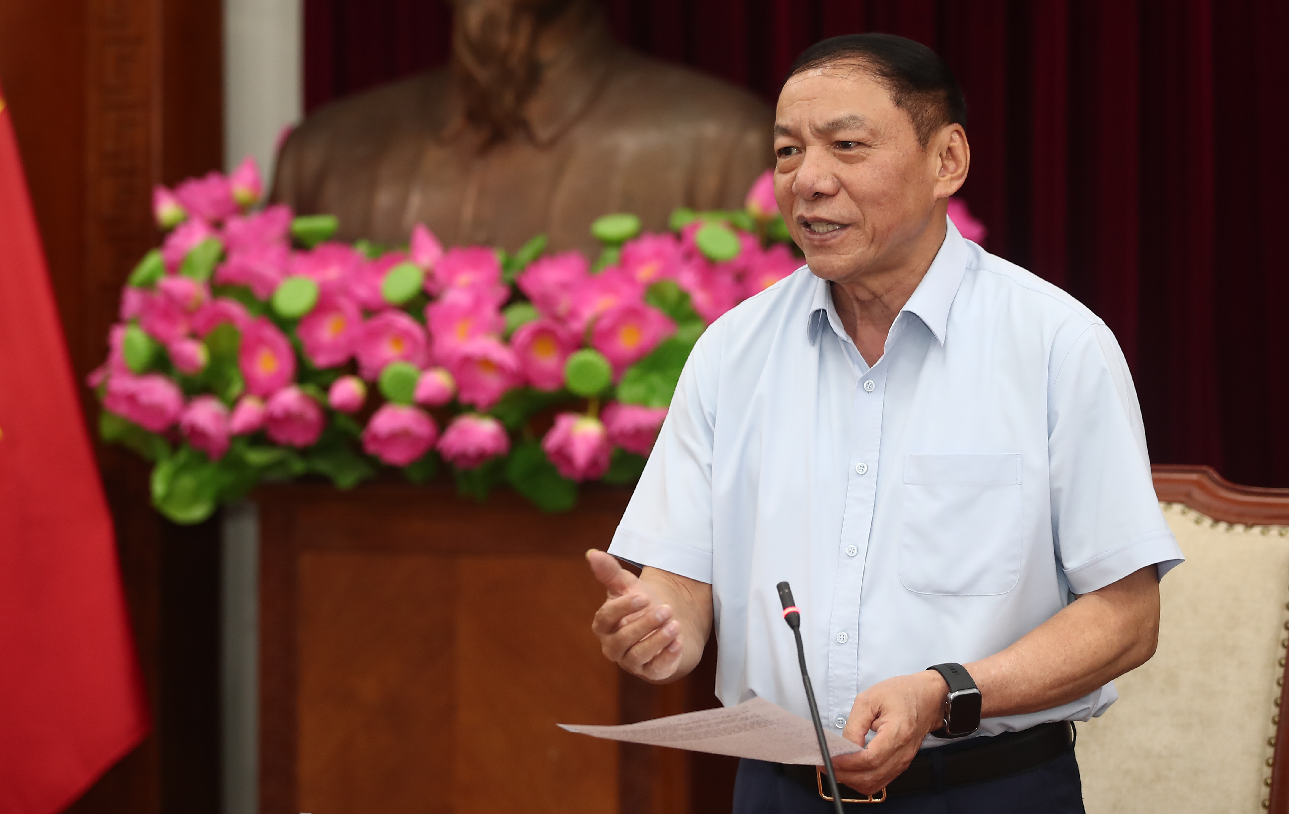 Bộ trưởng Bộ VHTTDL Nguyễn Văn Hùng phát biểu kết thúc 