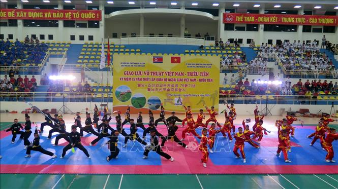Giao lưu võ thuật Việt Nam - Triều Tiên chào mừng 75 năm thiết lập quan hệ ngoại giao - Ảnh 2.
