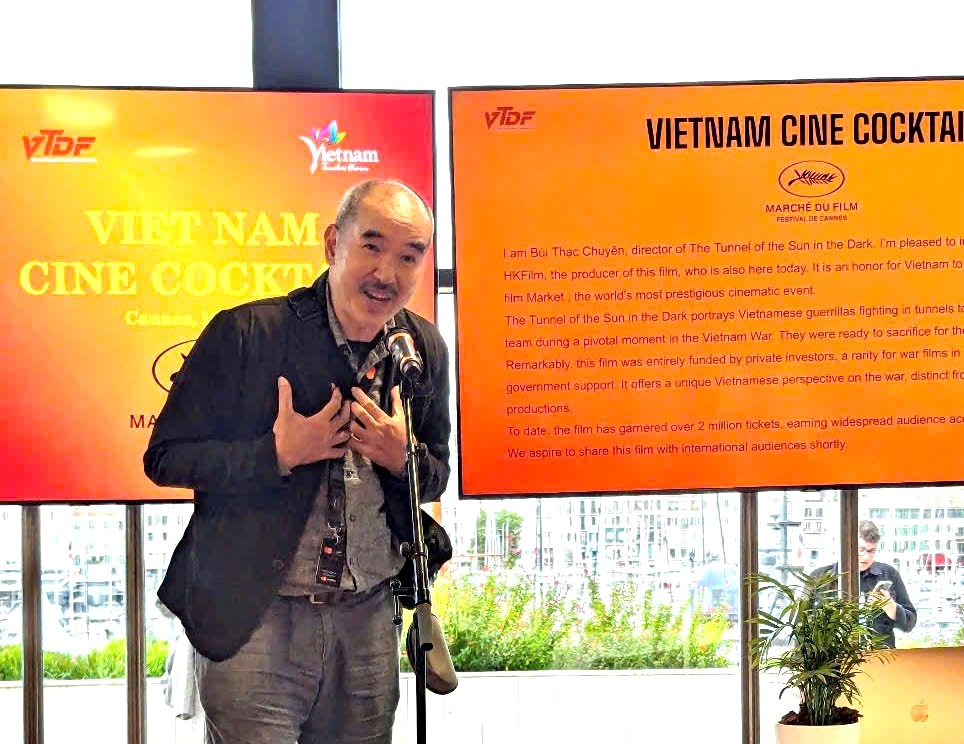 Quảng bá điện ảnh, du lịch Việt Nam tại Liên hoan phim Cannes 2025 - Ảnh 4. Quảng bá điện ảnh, du lịch Việt Nam tại Liên hoan phim Cannes 2025 - Ảnh 4.