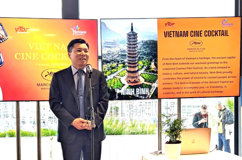 Quảng bá điện ảnh, du lịch Việt Nam tại Liên hoan phim Cannes 2025 - Ảnh 6. Quảng bá điện ảnh, du lịch Việt Nam tại Liên hoan phim Cannes 2025 - Ảnh 6.