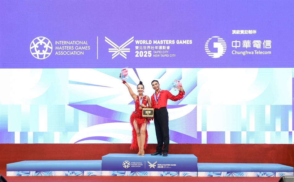 Dancesport Việt Nam xuất sắc giành HCV tại World Masters Games - Ảnh 1. Dancesport Việt Nam xuất sắc giành HCV tại World Masters Games - Ảnh 1.
