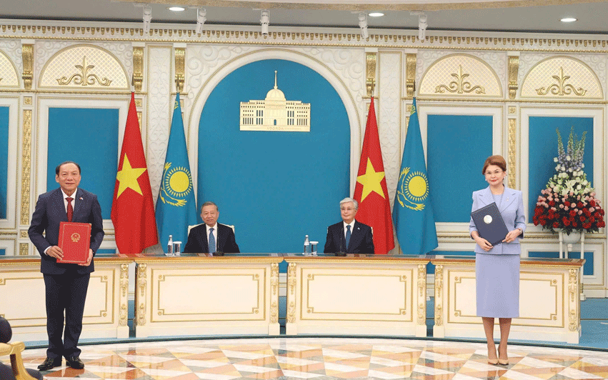 Việt Nam-Kazakhstan đẩy mạnh hợp tác văn hóa, thể thao xứng tầm quan hệ đối tác chiến lược