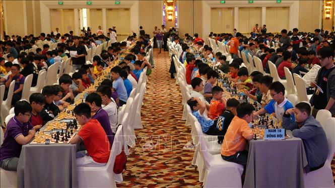 1.300 kỳ thủ tranh tài tại Giải vô địch Cờ vua các Câu lạc bộ quốc gia - Ảnh 1. 1.300 kỳ thủ tranh tài tại Giải vô địch Cờ vua các Câu lạc bộ quốc gia - Ảnh 1.