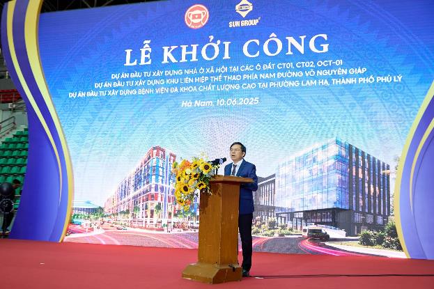 Khu liên hợp thể thao phía Nam- một trong ba 3 dự án có ý nghĩa an sinh xã hội lớn Sun Group vừa khởi công tại Hà Nam - Ảnh 2. Khu liên hợp thể thao phía Nam- một trong ba 3 dự án có ý nghĩa an sinh xã hội lớn Sun Group vừa khởi công tại Hà Nam - Ảnh 2.