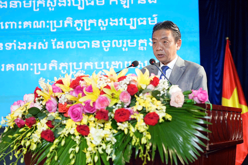 Ấn tượng Lễ Khai mạc Tuần Văn hóa Campuchia tại Việt Nam năm 2025 - Ảnh 3. Ấn tượng Lễ Khai mạc Tuần Văn hóa Campuchia tại Việt Nam năm 2025 - Ảnh 3.