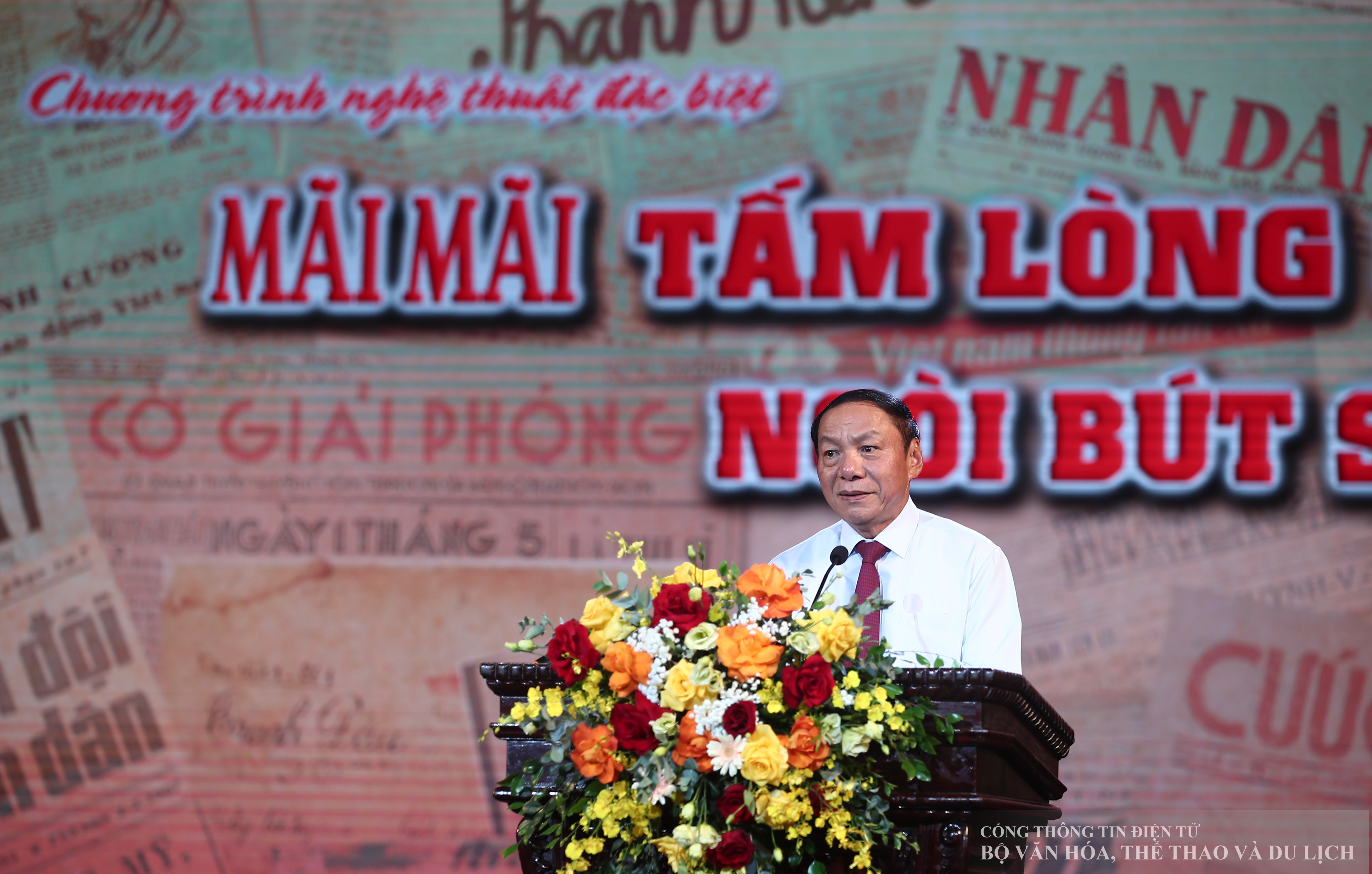 Bộ trưởng Bộ VHTTDL Nguyễn Văn Hùng phát biểu khai mạc