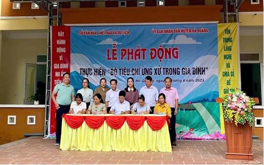 Cao Bằng phát động bộ tiêu chí ứng xử trong gia đình năm 2025