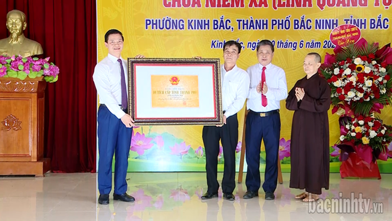 Bắc Ninh: Chùa Nghi Khúc và chùa Niềm Xá đón nhận Bằng xếp hạng Di tích lịch sử - văn hóa - Ảnh 1.