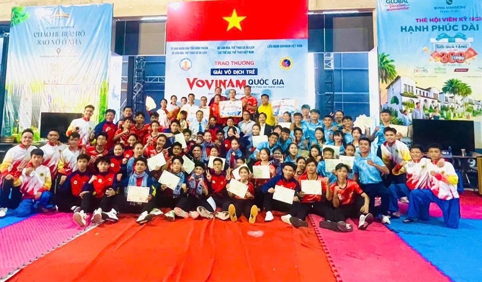 TP. Hồ Chí Minh Nhất toàn đoàn tại Giải vô địch trẻ Vovinam quốc gia 2025 - Ảnh 2. TP. Hồ Chí Minh Nhất toàn đoàn tại Giải vô địch trẻ Vovinam quốc gia 2025 - Ảnh 2.