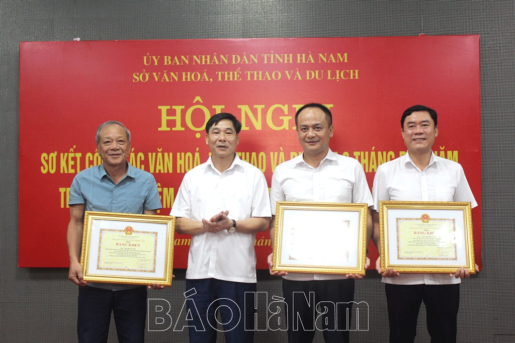 Sở Văn hóa, Thể thao và Du lịch Hà Nam sơ kết công tác 6 tháng đầu năm 2025 - Ảnh 4. Sở Văn hóa, Thể thao và Du lịch Hà Nam sơ kết công tác 6 tháng đầu năm 2025 - Ảnh 4.