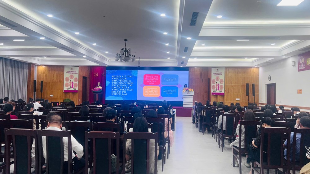 Bộ VHTTDL tập huấn công tác văn thư, lưu trữ và bảo vệ bí mật Nhà nước - Ảnh 2. Bộ VHTTDL tập huấn công tác văn thư, lưu trữ và bảo vệ bí mật Nhà nước - Ảnh 2.