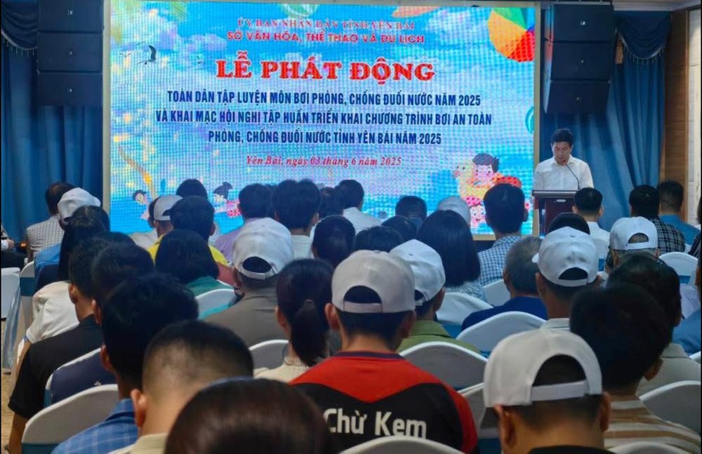 Yên Bái phát động toàn dân luyện tập môn bơi, phòng, chống đuối nước - Ảnh 1. Yên Bái phát động toàn dân luyện tập môn bơi, phòng, chống đuối nước - Ảnh 1.
