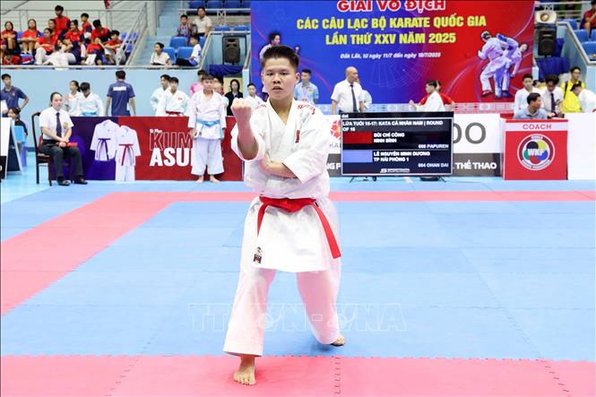 Khai mạc Giải vô địch các Câu lạc bộ Karate quốc gia - Ảnh 3. Khai mạc Giải vô địch các Câu lạc bộ Karate quốc gia - Ảnh 3.