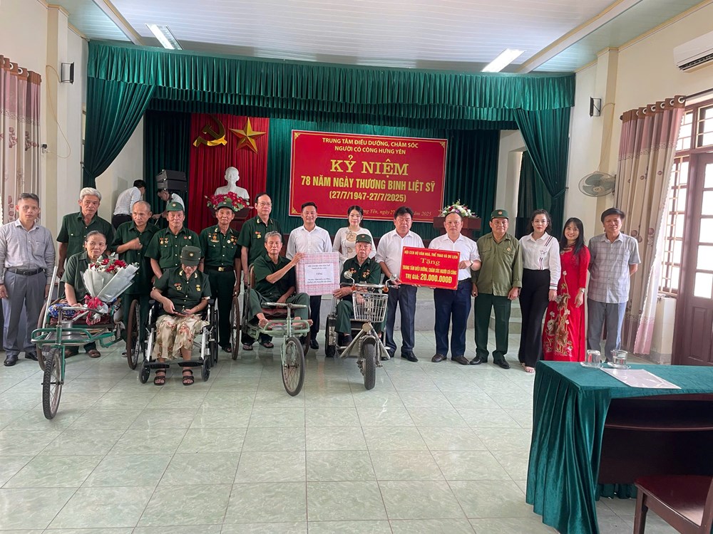 Hội Cựu Chiến binh cơ quan Bộ VHTTDL gặp mặt, tri ân thương bệnh binh nhân ngày 27/7 - Ảnh 1. Hội Cựu Chiến binh cơ quan Bộ VHTTDL gặp mặt, tri ân thương bệnh binh nhân ngày 27/7 - Ảnh 1.