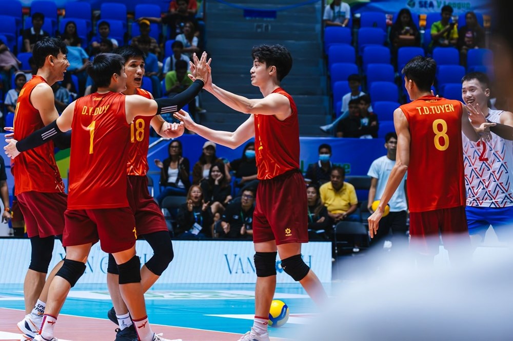 Đội tuyển bóng chuyền nam Việt Nam giành HCB tại chặng 2 SEA V.League 2025 - Ảnh 1. Đội tuyển bóng chuyền nam Việt Nam giành HCB tại chặng 2 SEA V.League 2025 - Ảnh 1.