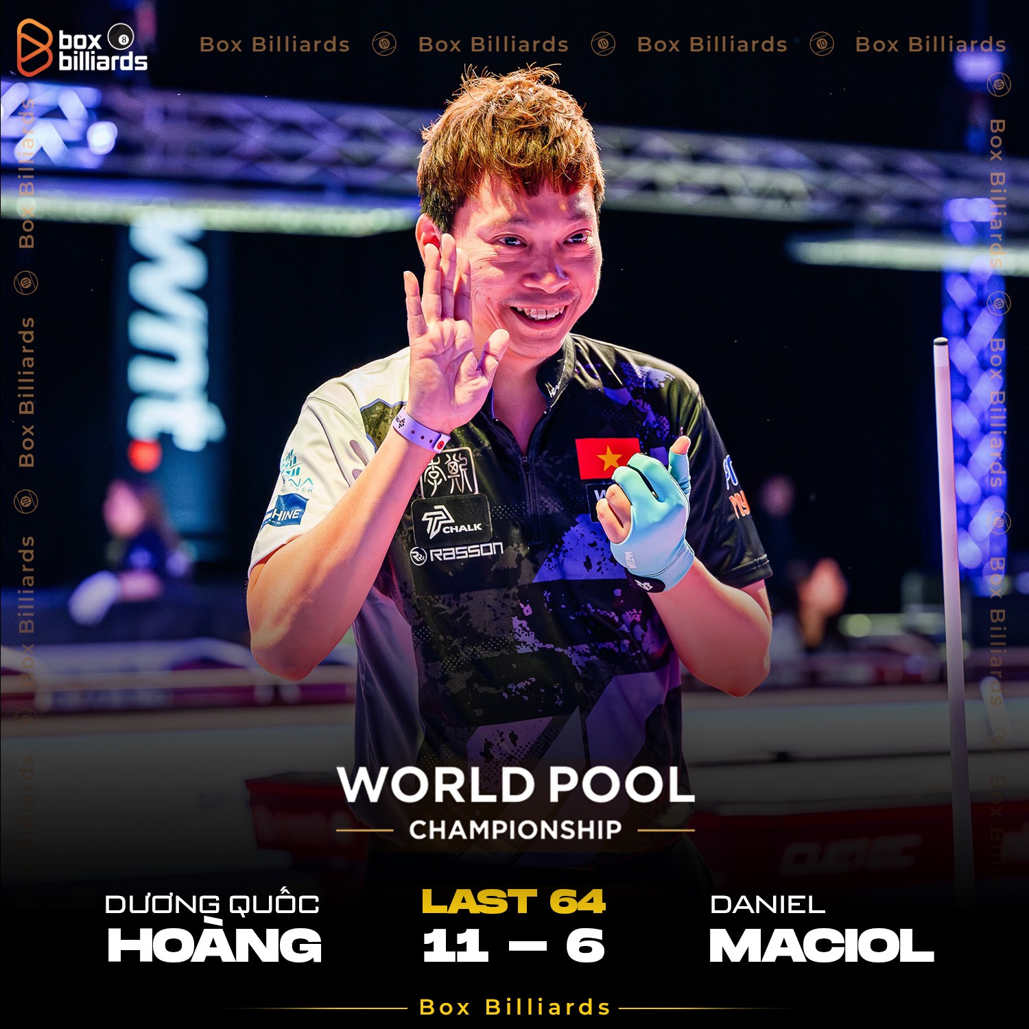 Dương Quốc Hoàng thẳng tiến ở World Pool Championship 2025 - Ảnh 1. Dương Quốc Hoàng thẳng tiến ở World Pool Championship 2025 - Ảnh 1.