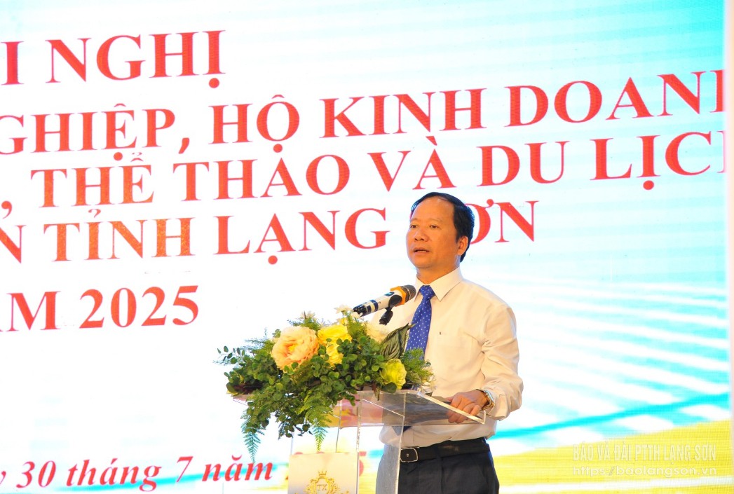 Lạng Sơn: Gặp mặt doanh nghiệp kinh doanh trong lĩnh vực văn hóa, thể thao và du lịch - Ảnh 2. Lạng Sơn: Gặp mặt doanh nghiệp kinh doanh trong lĩnh vực văn hóa, thể thao và du lịch - Ảnh 2.