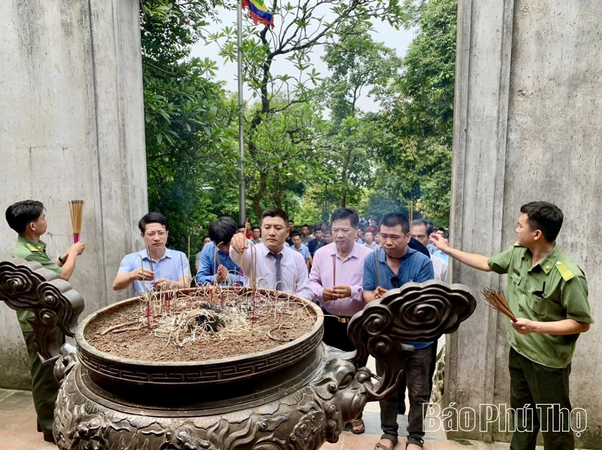 Phú Thọ: Khảo sát và liên kết phát triển sản phẩm du lịch năm 2025 - Ảnh 1. Phú Thọ: Khảo sát và liên kết phát triển sản phẩm du lịch năm 2025 - Ảnh 1.