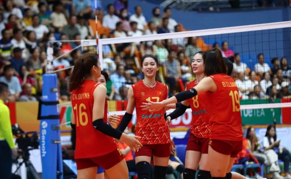 Đội tuyển bóng chuyền nữ Việt Nam vào bán kết VTV Ferroli Cup 2025 - Ảnh 1. Đội tuyển bóng chuyền nữ Việt Nam vào bán kết VTV Ferroli Cup 2025 - Ảnh 1.