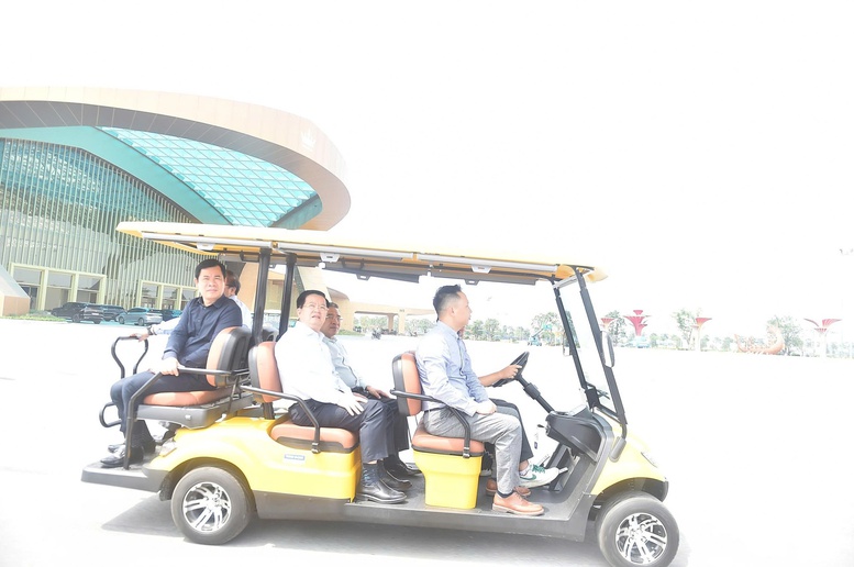 Phó Thủ tướng Mai Văn Chính kiểm tra, đôn đốc tiến độ Triển lãm 80 năm Ngày Quốc khánh - Ảnh 2.