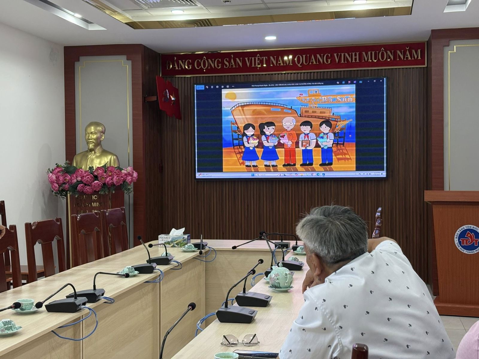 TP Hồ Chí Minh: Trao giải cuộc thi vẽ 'Thiếu nhi Thành phố Hồ Chí Minh với Bác Tôn' - Ảnh 3.