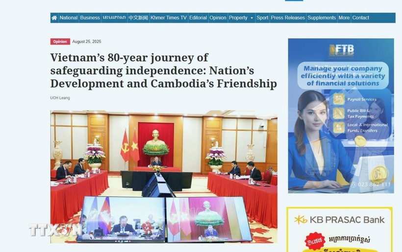 Báo Khmer Times: Việt Nam đặc biệt quan tâm xây dựng và phát triển văn hóa - Ảnh 1.