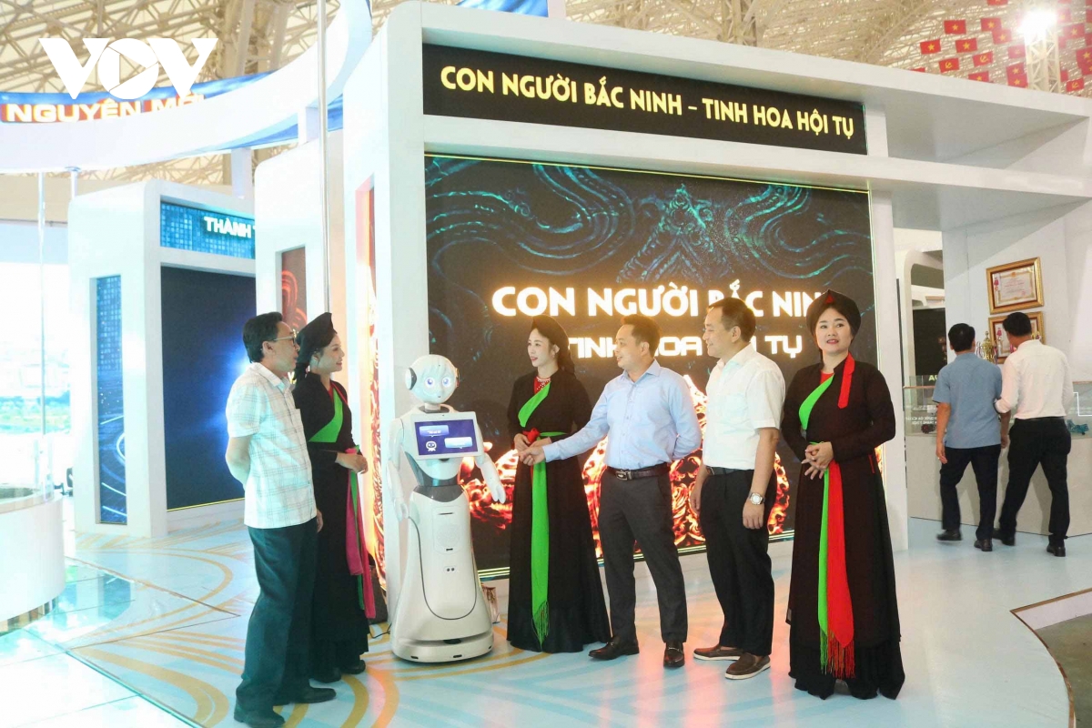 Bắc Ninh tái hiện hành trình 80 năm tại Triển lãm Thành tựu đất nước - Ảnh 3. Bắc Ninh tái hiện hành trình 80 năm tại Triển lãm Thành tựu đất nước - Ảnh 3.