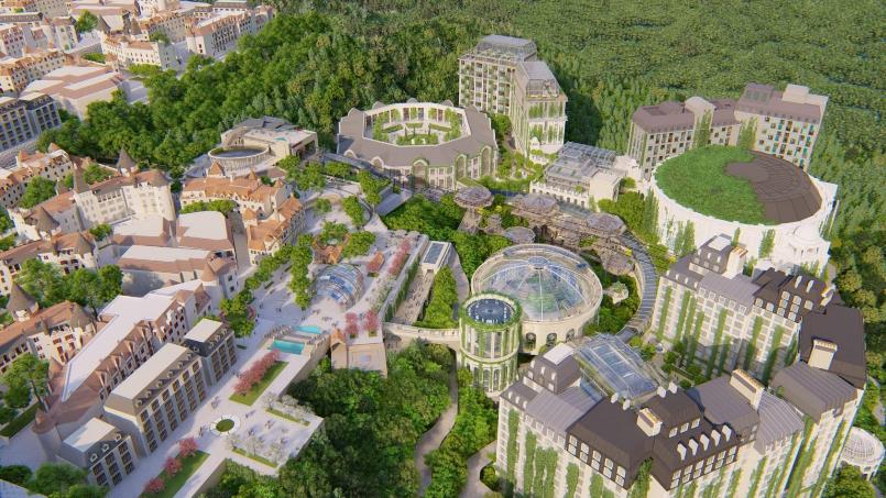 Sun Group nâng tầm Bà Nà bằng siêu đô thị nghỉ dưỡng, vui chơi giải trí dưới chân núi trị giá 52 ngàn tỷ đồng - Ảnh 4. Sun Group nâng tầm Bà Nà bằng siêu đô thị nghỉ dưỡng, vui chơi giải trí dưới chân núi trị giá 52 ngàn tỷ đồng - Ảnh 4.