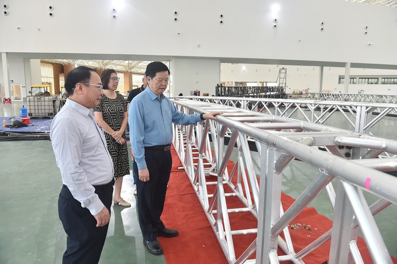 Đẩy nhanh tiến độ triển khai Triển lãm kỷ niệm 80 năm Ngày Quốc khánh - Ảnh 1.