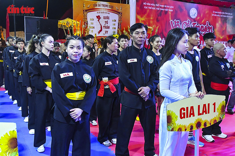 Hơn 700 võ sĩ tranh tài tại Giải Vô địch Võ cổ truyền quốc gia lần thứ XXXIV tại Gia Lai - Ảnh 2. Hơn 700 võ sĩ tranh tài tại Giải Vô địch Võ cổ truyền quốc gia lần thứ XXXIV tại Gia Lai - Ảnh 2.