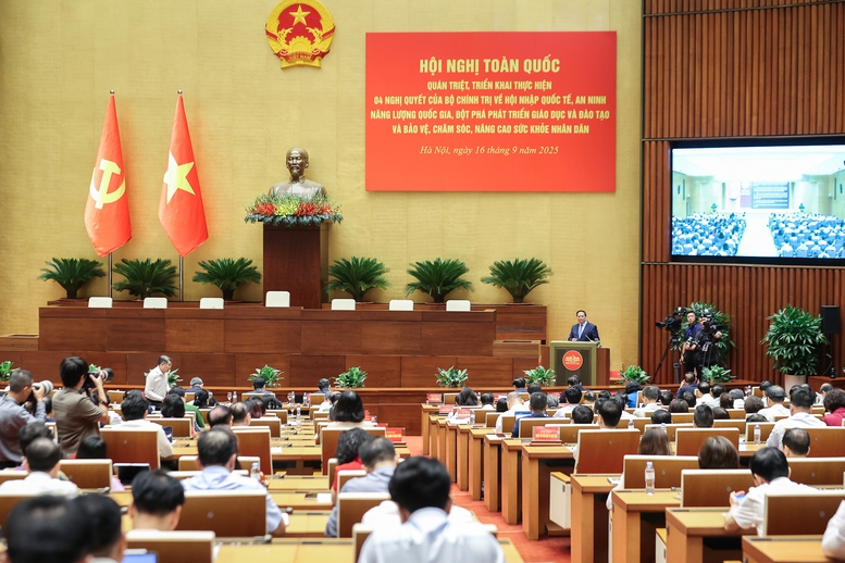 Hội nghị toàn quốc quán triệt 4 Nghị quyết của Bộ Chính trị - Ảnh 2.