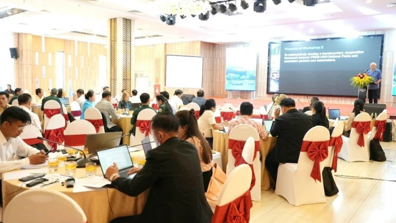 Hội thảo quốc tế xây dựng khung hợp tác Di sản thiên nhiên thế giới xuyên biên giới Việt Nam-Lào - Ảnh 1.