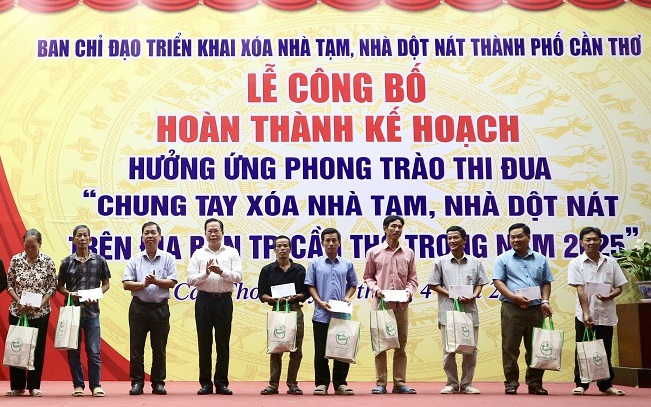 Cần Thơ: Đạt 100% chỉ tiêu xóa nhà tạm, nhà dột nát năm 2025