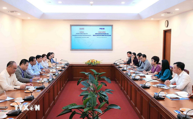 Báo chí Việt Nam-Lào tăng cường hợp tác trong kỷ nguyên số - Ảnh 4.