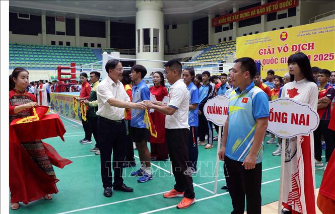 Thái Nguyên: Khai mạc Giải vô địch Muay quốc gia năm 2025 - Ảnh 1. Thái Nguyên: Khai mạc Giải vô địch Muay quốc gia năm 2025 - Ảnh 1.