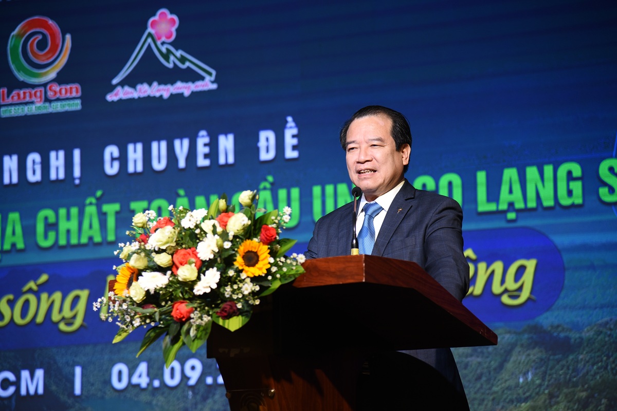 Lạng Sơn tổ chức Hội nghị chuyên đề giới thiệu Công viên địa chất toàn cầu UNESCO Lạng Sơn tại thành phố Hồ Chí Minh - Ảnh 1. Lạng Sơn tổ chức Hội nghị chuyên đề giới thiệu Công viên địa chất toàn cầu UNESCO Lạng Sơn tại thành phố Hồ Chí Minh - Ảnh 1.