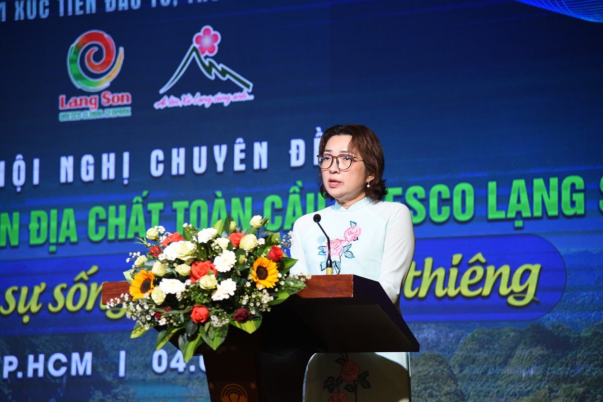 Lạng Sơn tổ chức Hội nghị chuyên đề giới thiệu Công viên địa chất toàn cầu UNESCO Lạng Sơn tại thành phố Hồ Chí Minh - Ảnh 4. Lạng Sơn tổ chức Hội nghị chuyên đề giới thiệu Công viên địa chất toàn cầu UNESCO Lạng Sơn tại thành phố Hồ Chí Minh - Ảnh 4.